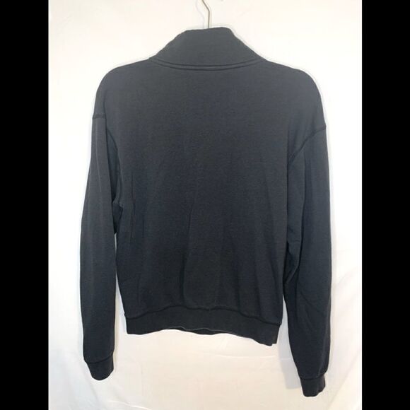 PINK Victoria’s Secret Black 1/2 zip pullover size S - Picture 2 of 7